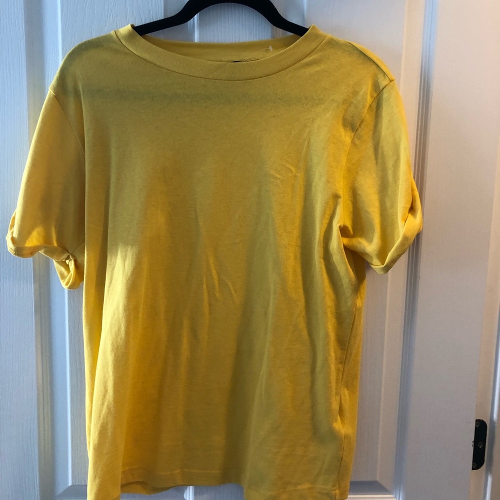 Top shop yellow shirt
